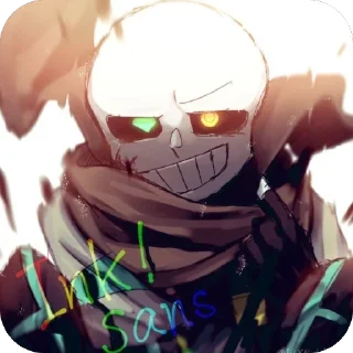 Sticker from 🎨Ink!Sans🎨 @UndertaleDeltaruneStickersArts