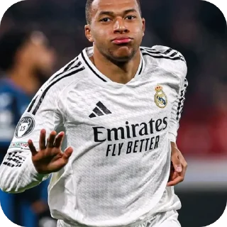 🫥 emoji Mbappe Telegram sticker 3 of 17