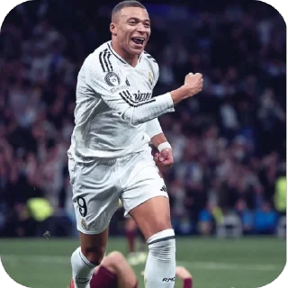 🫥 emoji Mbappe Telegram sticker 9 of 17