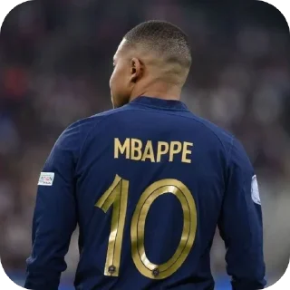 🫥 emoji Mbappe Telegram sticker 13 of 17