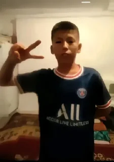 Sticker from Mbappe