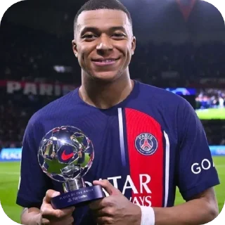 🫥 emoji Mbappe Telegram sticker 16 of 17