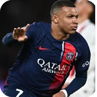 🫥 emoji Mbappe Telegram sticker 15 of 17