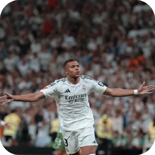 🫥 emoji Mbappe Telegram sticker 8 of 17