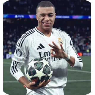 🫥 emoji Mbappe Telegram sticker 4 of 17