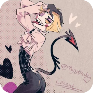 🥰 emoji Lucifer🦆💫 Telegram sticker 14 of 117