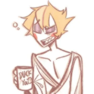 😪 emoji Lucifer🦆💫 Telegram sticker 22 of 117
