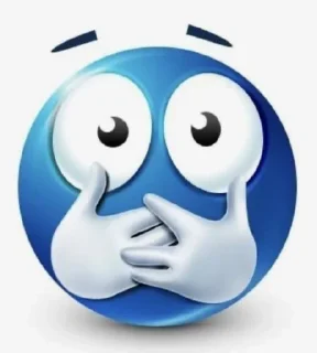 Sticker from blue guy