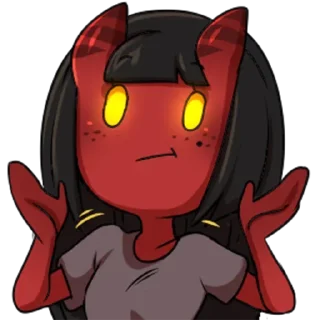 🤷‍♀️ emoji яточкины стикеры @yato_nyav Telegram sticker 20 of 120