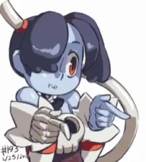 💃 emoji Skullgirls gif Telegram sticker 24 of 52