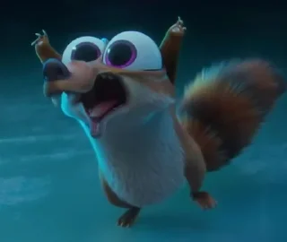 Sticker from Baby Scrat