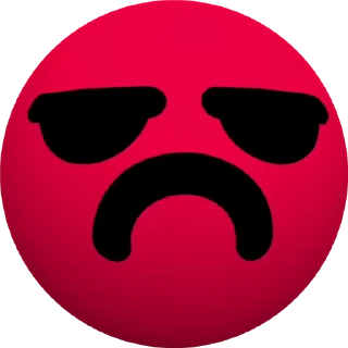😡 emoji 3D Emojis 🍑 ➡️ @CloobHub ⬅️ Telegram sticker 13 of 20