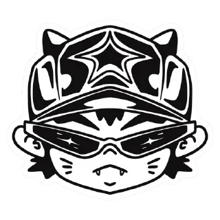Sticker from Y2K characters @DozaEmoji