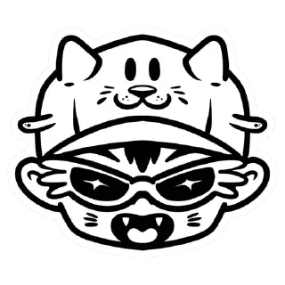 Sticker from Y2K characters @DozaEmoji