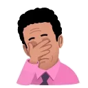 🤦‍♂️ emoji The Office Telegram sticker 18 of 26