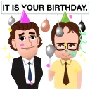 🥳 emoji The Office Telegram sticker 19 of 26