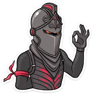 Sticker from Королевские стикеры Fortnite :: @TgSticker