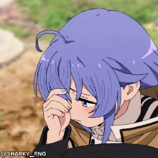 😣 emoji Mushoku Tensei @sharky_png Telegram sticker 8 of 50