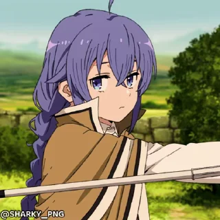 😒 emoji Mushoku Tensei @sharky_png Telegram sticker 7 of 50