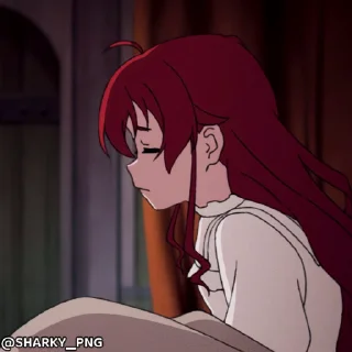 🥱 emoji Mushoku Tensei @sharky_png Telegram sticker 15 of 50
