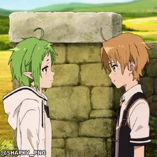 👋 emoji Mushoku Tensei @sharky_png Telegram sticker 19 of 50