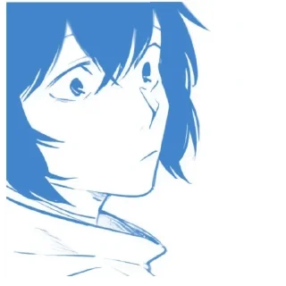 😘 emoji Стикерпак Голубого Дазая!☆ Telegram sticker 15 of 99