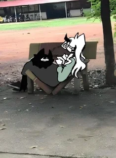 🐈 emoji Дурное FPE Telegram sticker 22 of 91
