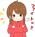 Sticker from it's girl. :: @line_stickers