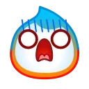 😱 emoji Flame Emoji 🔥 @xkysluv Telegram sticker 15 of 40