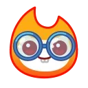 🤓 emoji Little Flame Emoji Сыавыс-@Fys3030 Telegram sticker 10 of 40