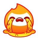 😭 emoji Little Flame Emoji Сыавыс-@Fys3030 Telegram sticker 12 of 40