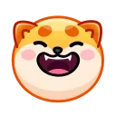 Sticker from Shiba inu (Donut) Emoji сыавыс Fys3030