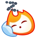 😴 emoji Little Flame Emoji Сыавыс-@Fys3030 Telegram sticker 22 of 40
