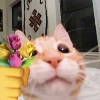 Sticker from cloud white