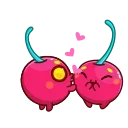 😘 emoji Yellow Cherry Telegram sticker 7 of 30