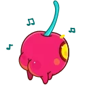 🍑 emoji Yellow Cherry Telegram sticker 5 of 30