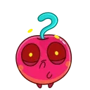 ❓ emoji Yellow Cherry Telegram sticker 2 of 30