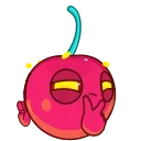 🤔 emoji Yellow Cherry Telegram sticker 23 of 30