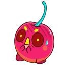 😨 emoji Yellow Cherry Telegram sticker 4 of 30