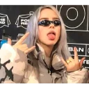 🕶 emoji Billie Eilish Telegram sticker 10 of 14