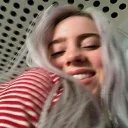 😃 emoji Billie Eilish Telegram sticker 9 of 14