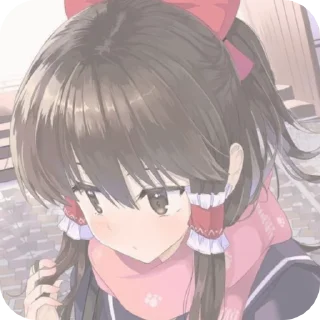 Sticker from reimu :: @hatateban