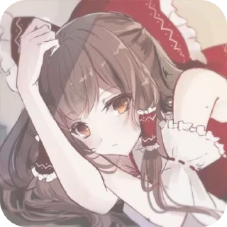 Sticker from reimu :: @hatateban