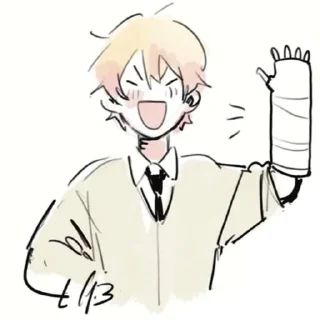 💛 emoji rui & tsukasa Telegram sticker 8 of 75