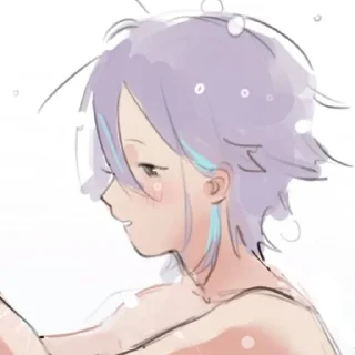 💜 emoji rui & tsukasa Telegram sticker 24 of 75