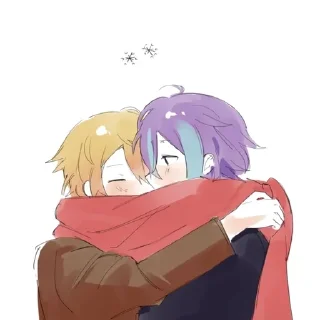 ❤️ emoji rui & tsukasa Telegram sticker 20 of 75