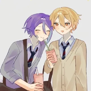 ❤️ emoji rui & tsukasa Telegram sticker 22 of 75