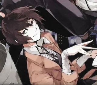 Sticker from Dazai Osamu.