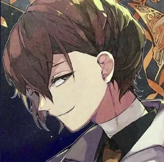 Sticker from Dazai Osamu.