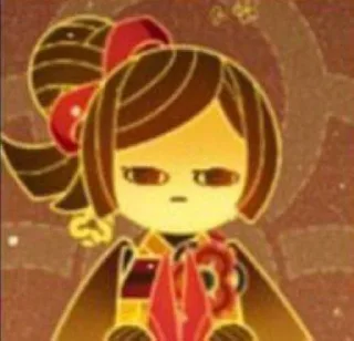 Sticker from Chiori dolls